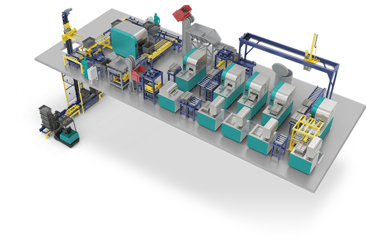 conveyor system for screw boxes