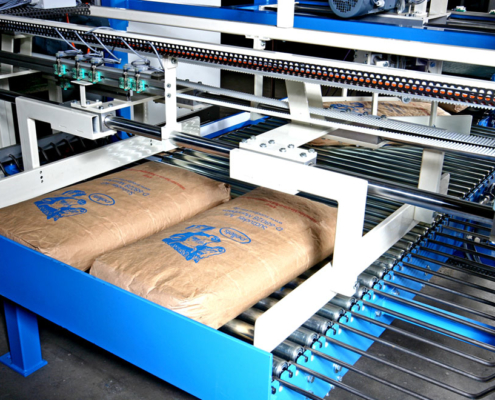 layer palletizer sacks