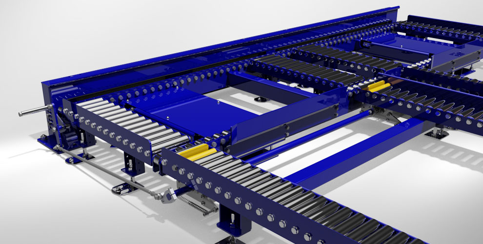 conveyor system with sluice
