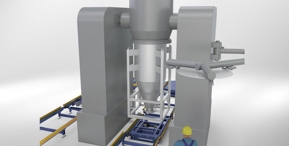 conveyor system with integrated mixing process for the food and beverage industry