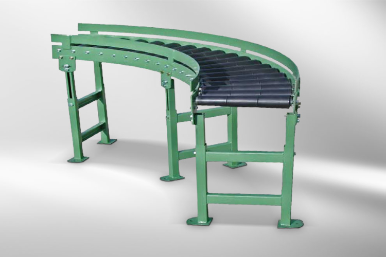 Roller conveyor curve