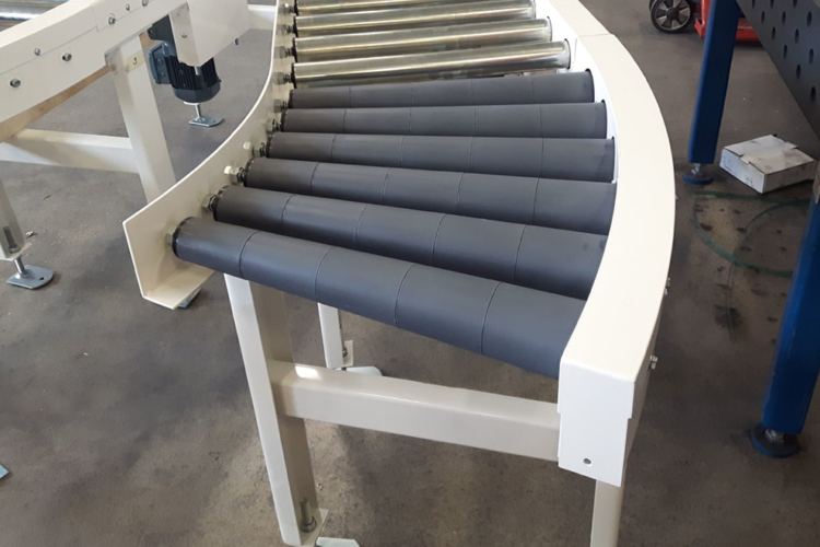 roller on conveyor system