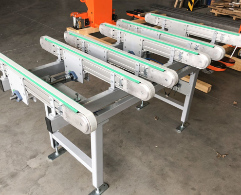 Timing belt conveyor