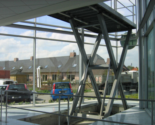 car lift table from below