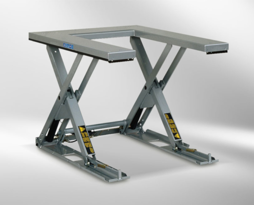 u shape lifting table