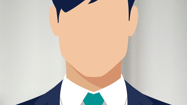 platzhalter männlicher mitarbeiter