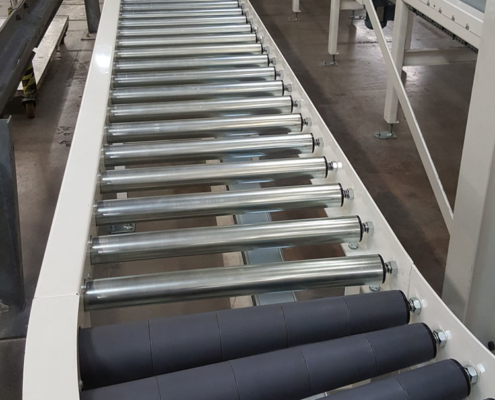 Roller conveyor curve