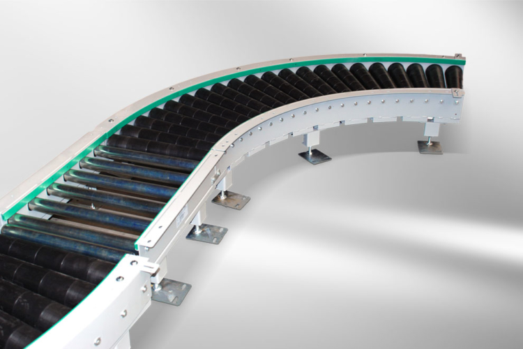 Roller conveyor curve