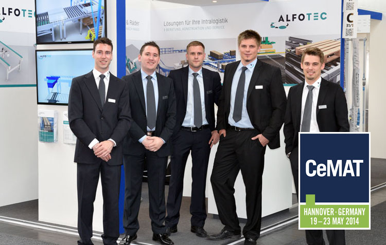 mitarbeiter alfotec auf cemat hannover