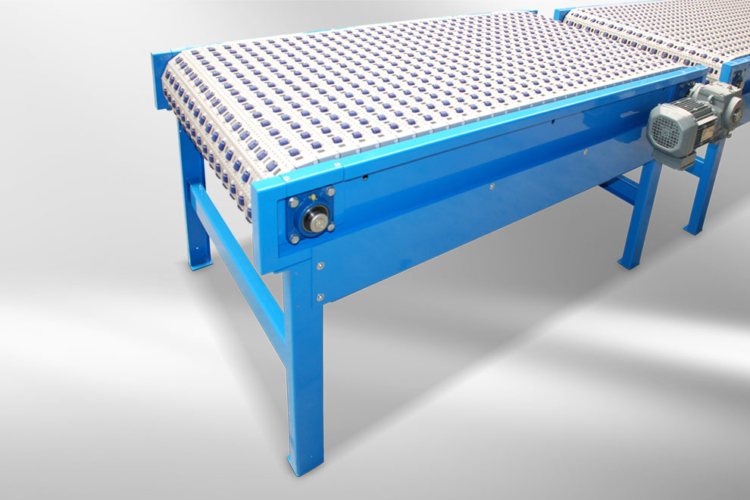 apron conveyor blue