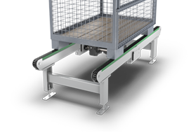 kettenförderer mit gitterbox