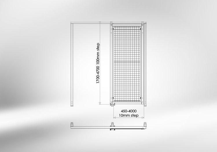 visualization protective enclosure door