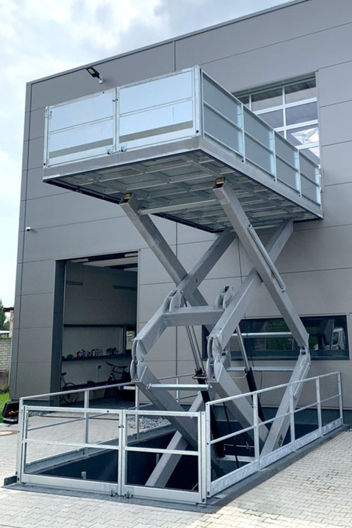 kfz doppelschere außenbereich